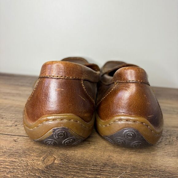 Born Brown Leather Classic Slip-On Loafers men\'s 9 Good Used Condition see pix f main image 4